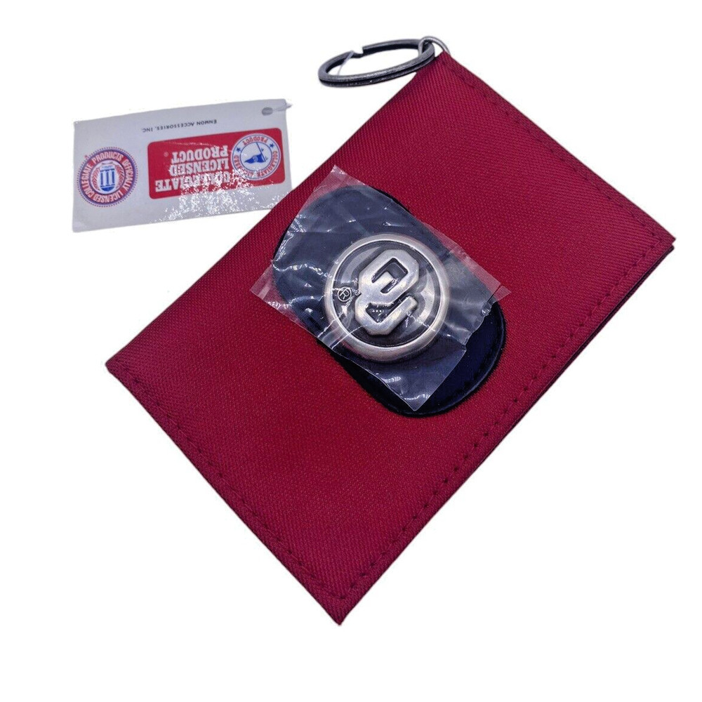 OU ID Wallet New Case Mens Womens Student University Oklahoma Sooners Key Ring